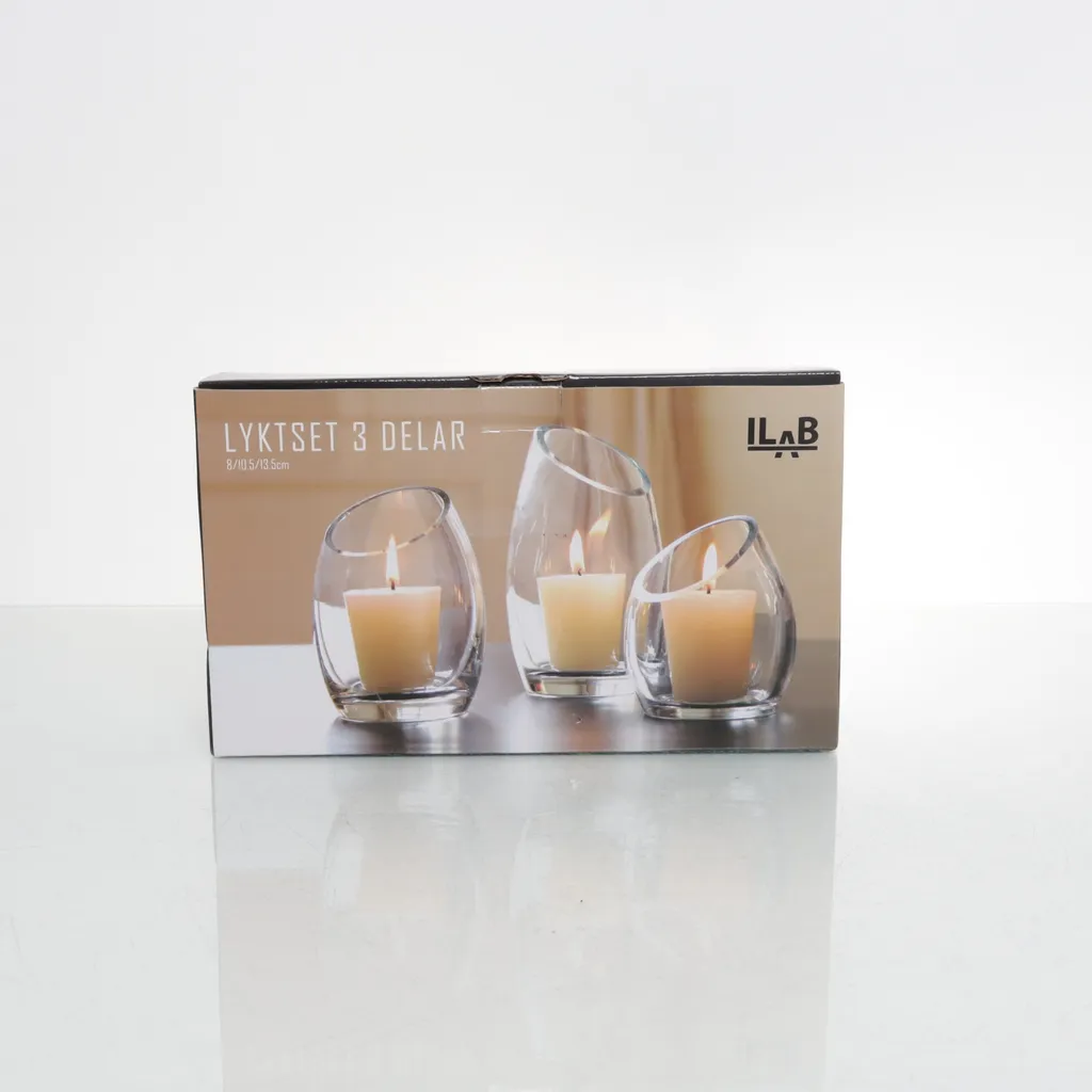 Ilab - Teelichthalter - Transparent