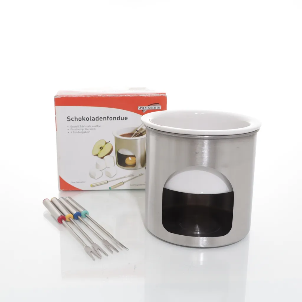 Spitzenreiter - Fondue Set - Silber