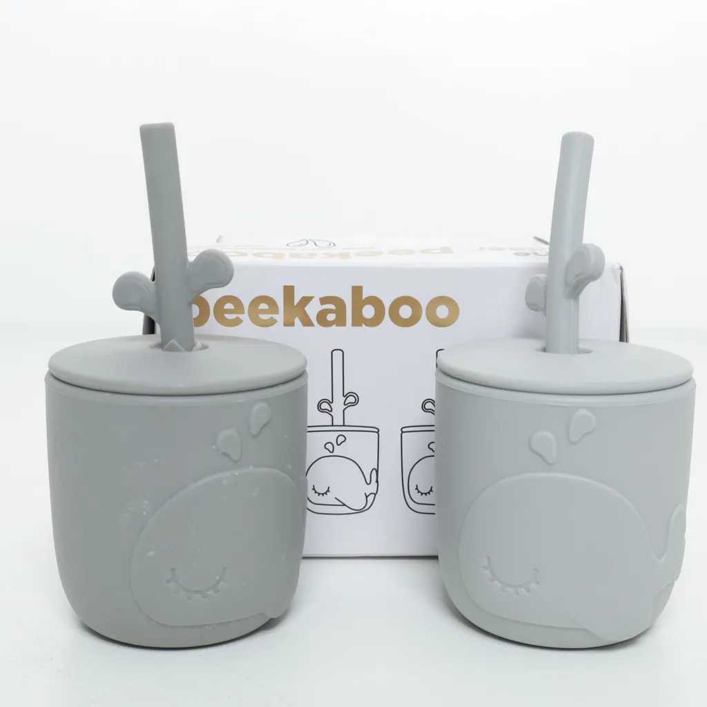 Peekaboo - Take-Away-Becher - Grau