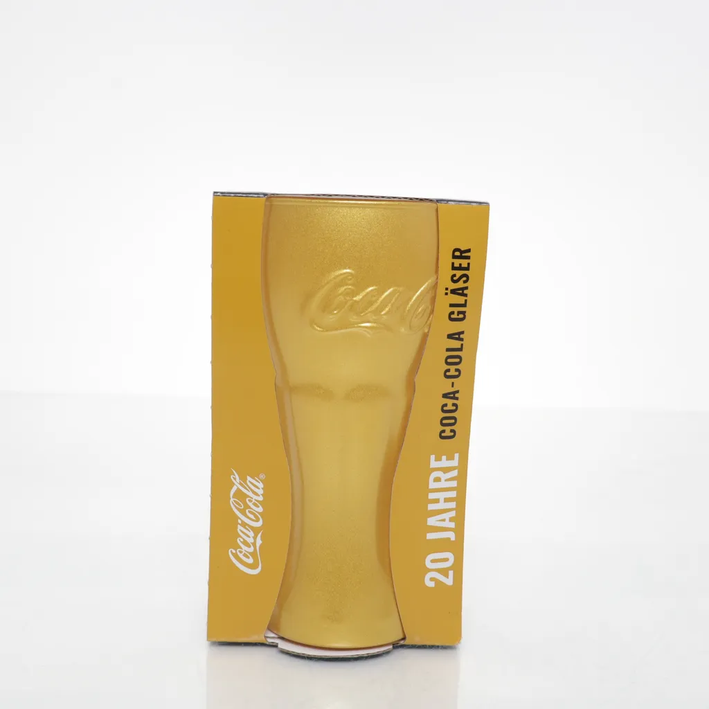 Coca Cola - Glas - Gold