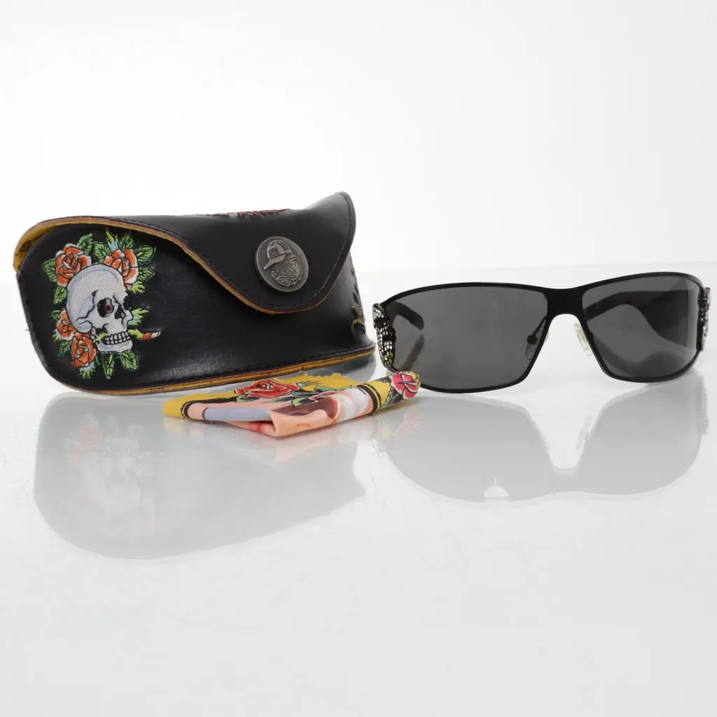 Ed Hardy - Sonnenbrille - Damen - Schwarz