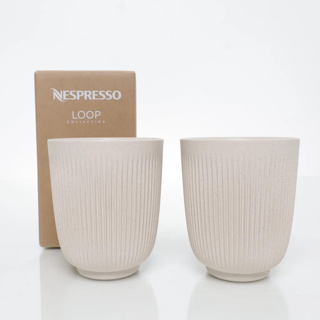 Nespresso - Glas - Weiß