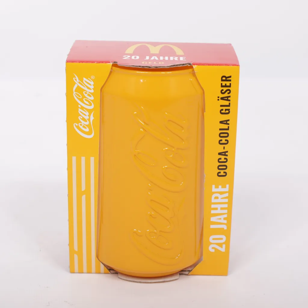 Coca Cola - Glas - Gelb