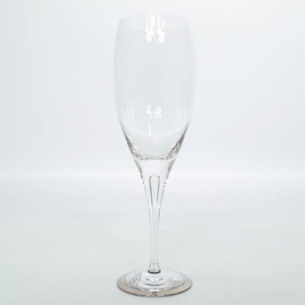 Orrefors Sweden - Champagnerglas - Weiß