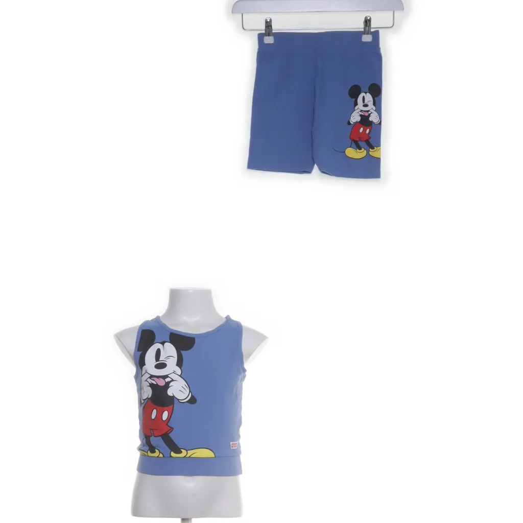 Disney Mickey and Friends - Set - Damen - Größe: 134 - Blau