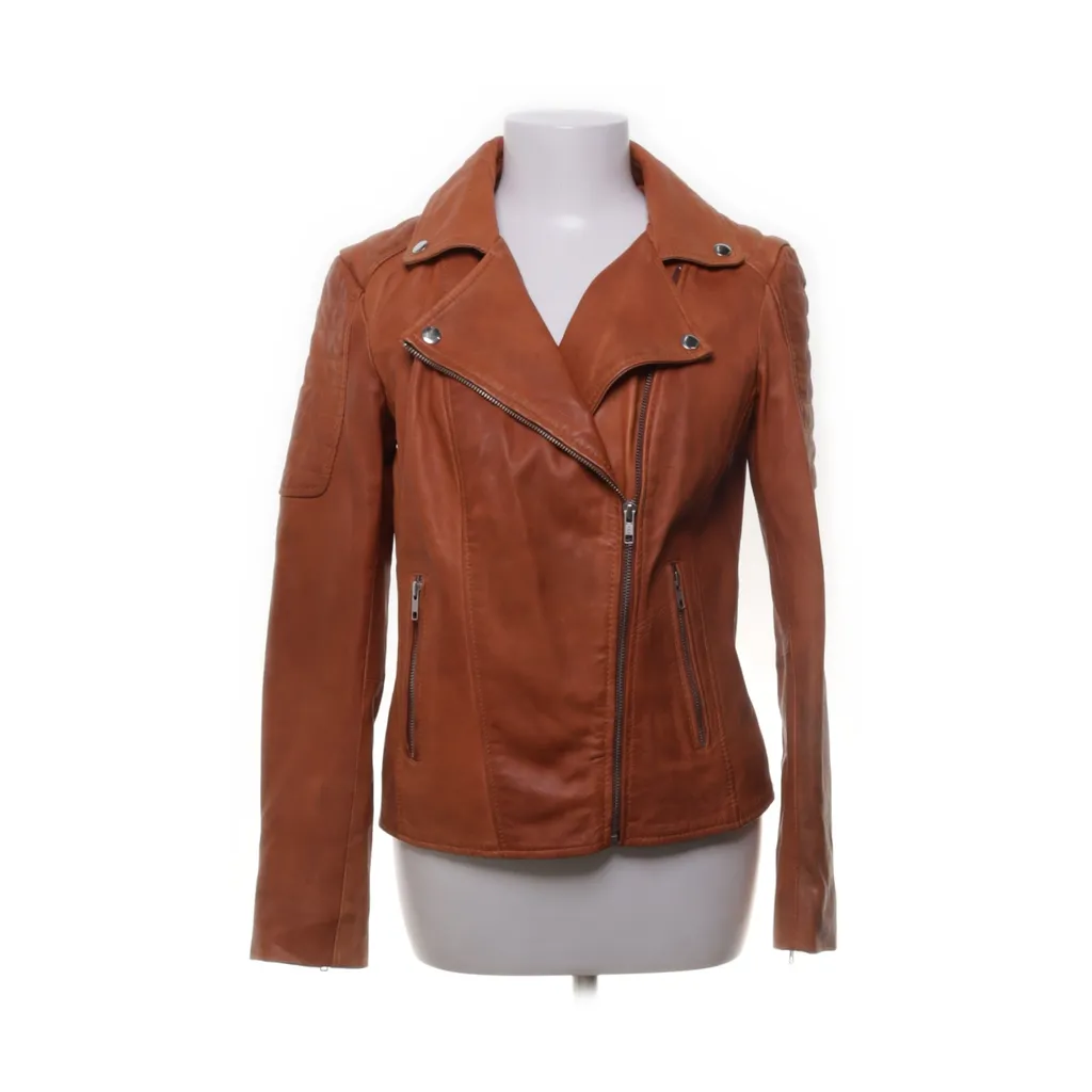Depeche - Lederjacke - Damen - Größe: 38 - Braun