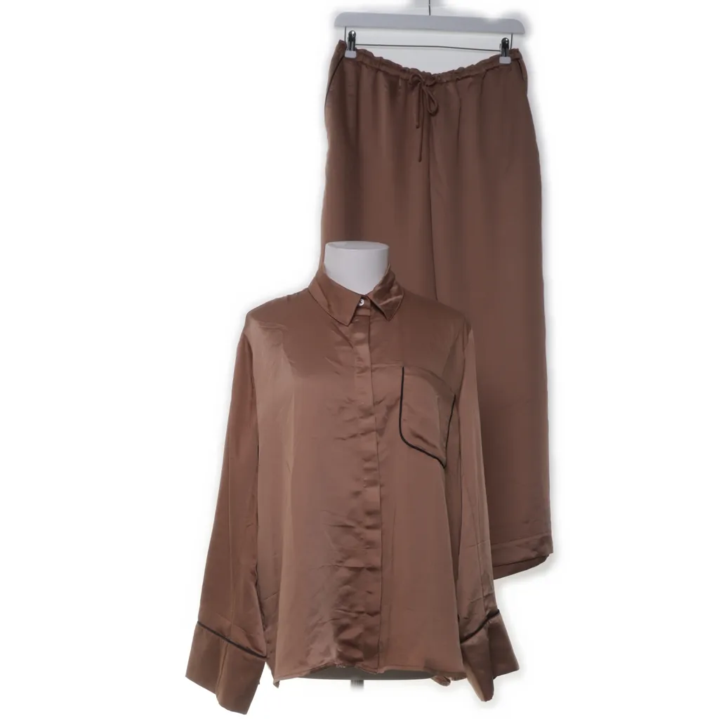 H&M Home - Pyjama - Damen - Größe: M - Braun