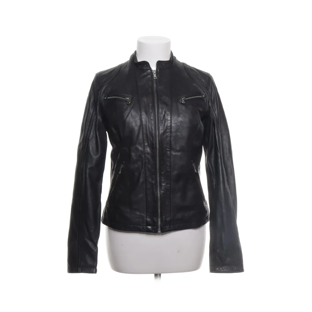 Mishumo - Lederjacke - Damen - Größe: S - Schwarz