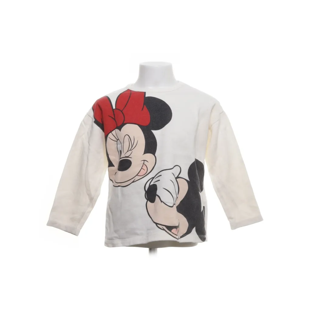Zara x Disney - Langarmshirt - Damen - Größe: 104 - Beige
