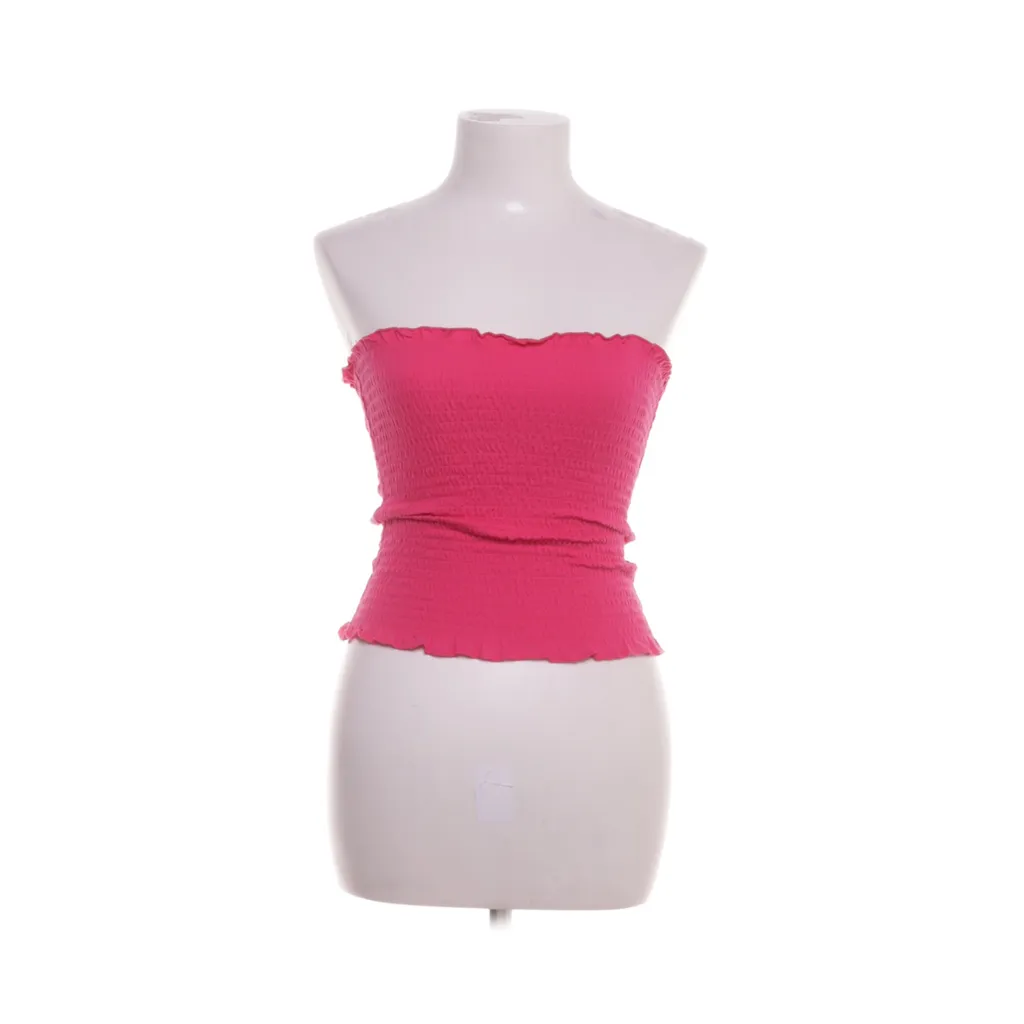 H&M - Crop Top - Damen - Größe: XS - Pink