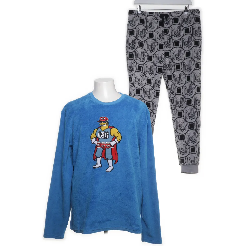 The Simpsons - Pyjama - Herren - Größe: XL - Blau