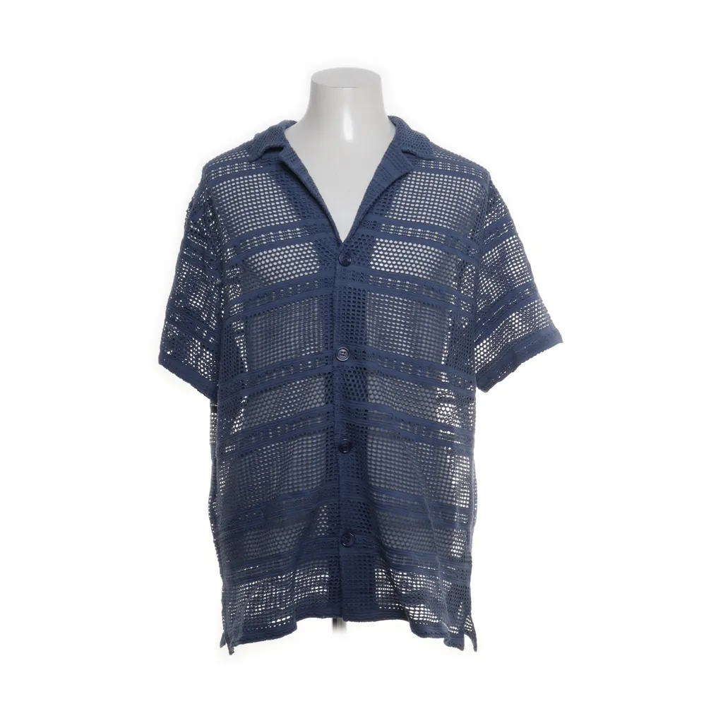 Reclaimed Vintage - Kurzarmhemd - Herren - Größe: L - Blau