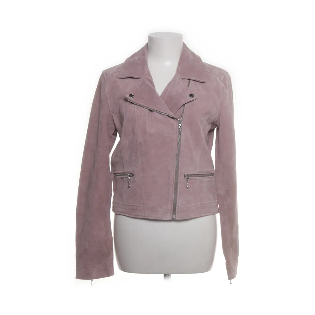 ONLY - Lederjacke - Damen - Größe: 40 - Pink