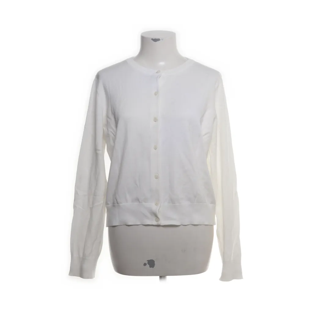 H&M Basic - Strickjacke - Damen - Größe: XL - Weiß