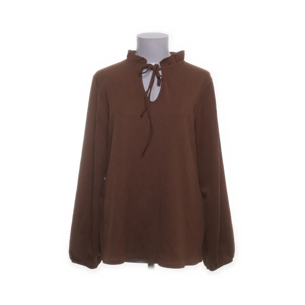 Envy Collection - Schluppenbluse - Damen - Größe: S/M - Braun