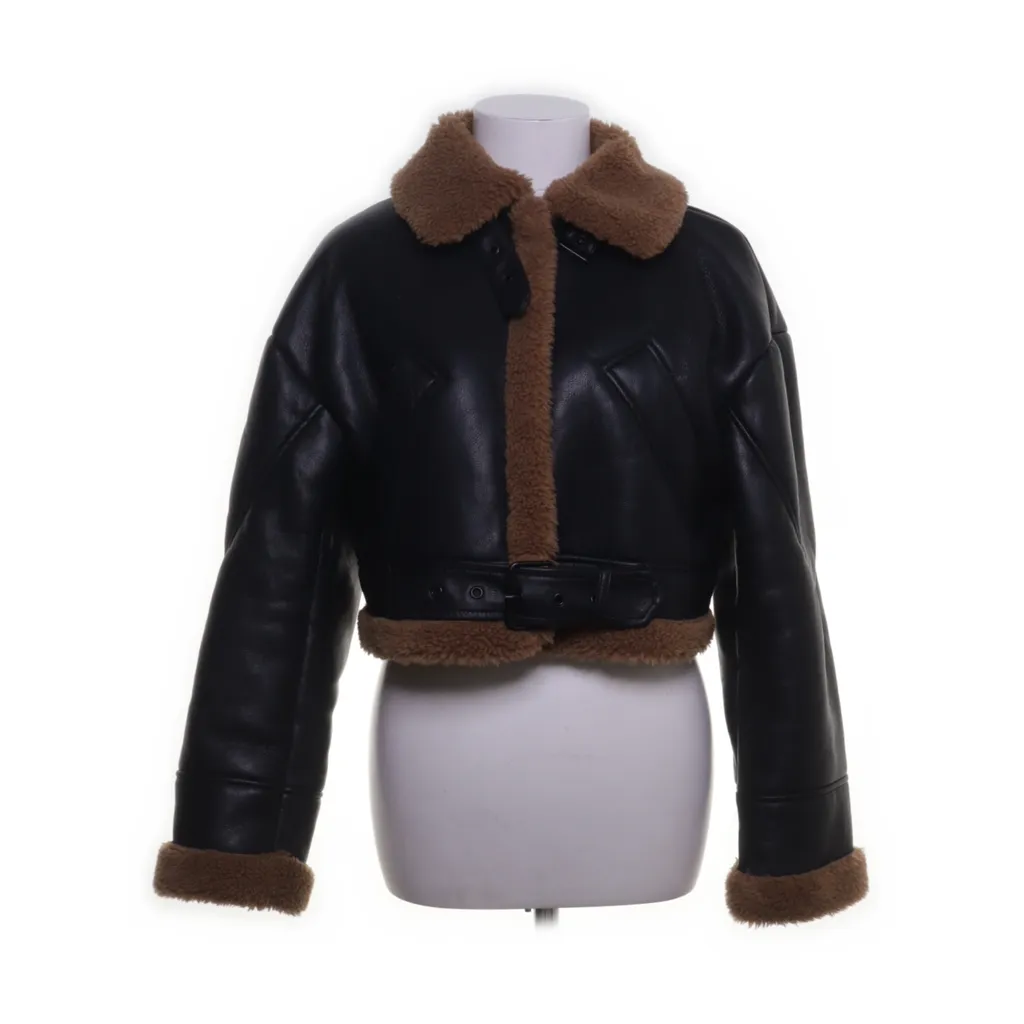 STR - Shearling Jacke - Damen - Größe: S - Schwarz