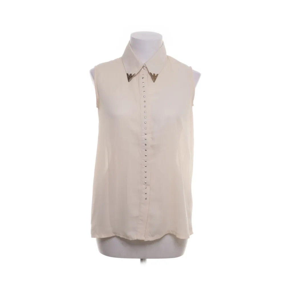 Zara Basic - Tank­top - Damen - Größe: S - Off-White