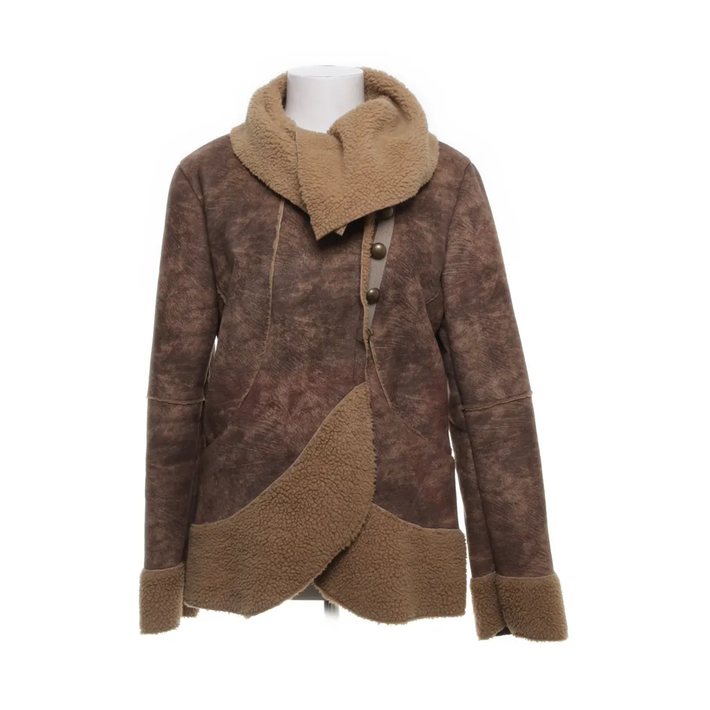 CNB - Shearling Jacke - Damen - Größe: L - Braun