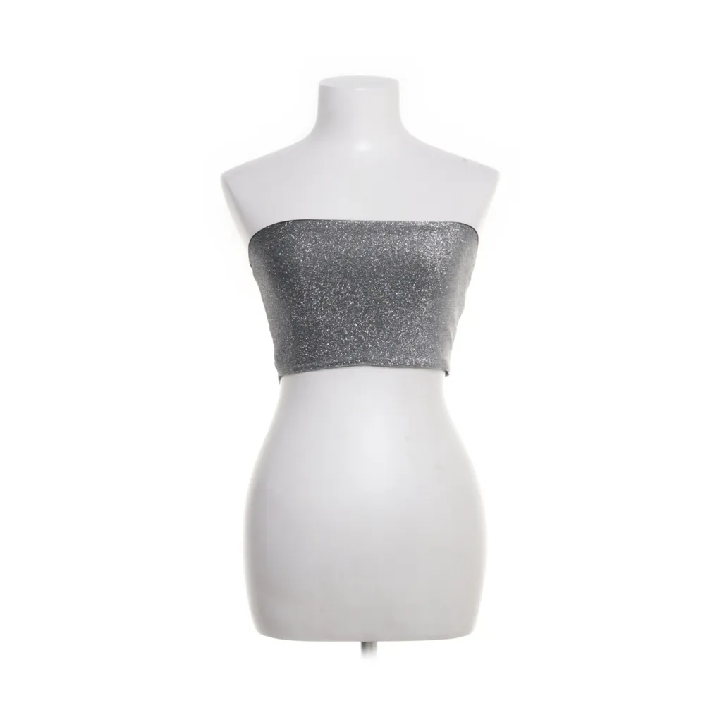 Gina Tricot - Tube Top - Damen - Größe: XS - Silber