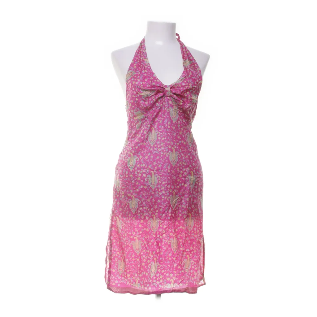 Couleurs D'Ailleurs - Neckholderkleid - Damen - Größe: M - Pink