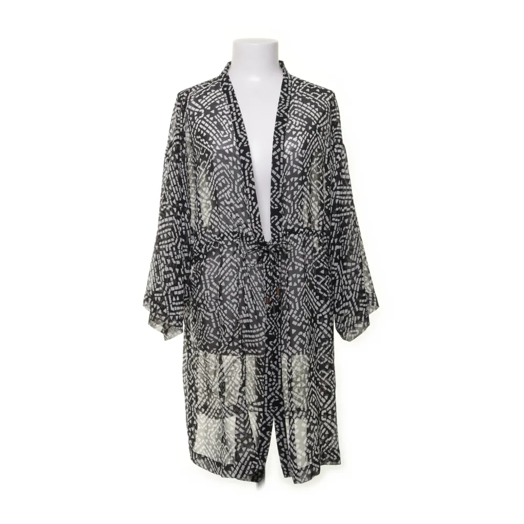 Trofé - Wickelkleid - Damen - Größe: L - Schwarz