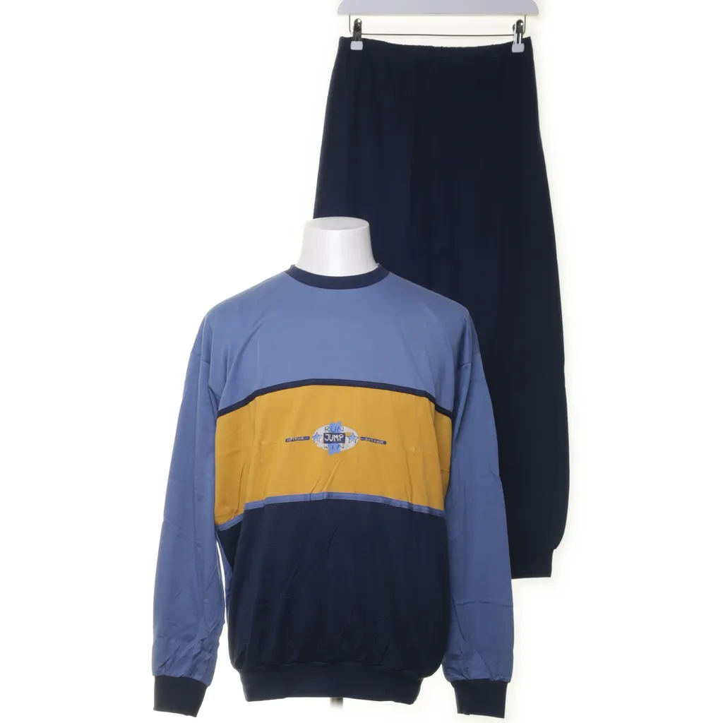 Schiesser - Pyjama - Herren - Größe: 50 - Blau