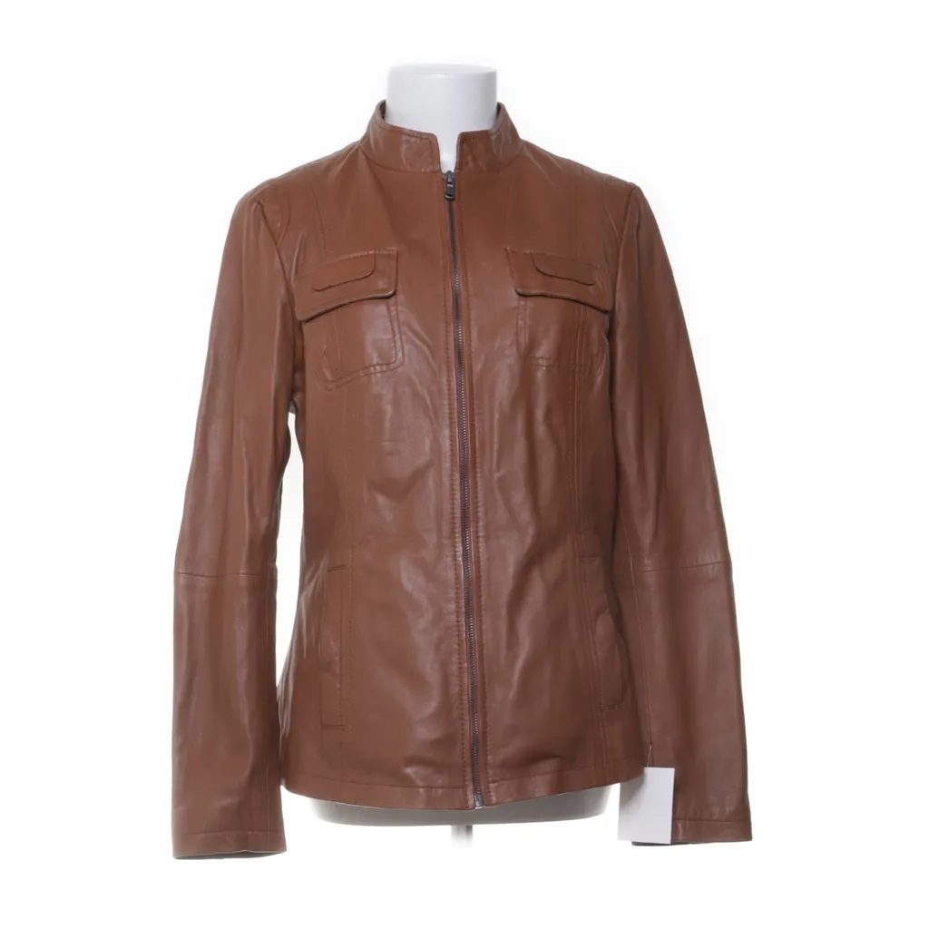 7 eleven - Lederjacke - Damen - Größe: 42 - Braun