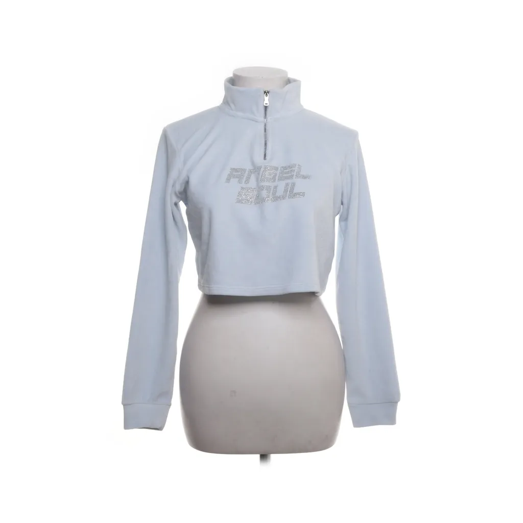 Bershka - Crop Top - Damen - Größe: S - Blau