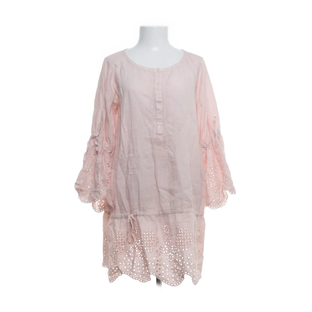 120% Lino - Kleid - Damen - Größe: 46 - Pink