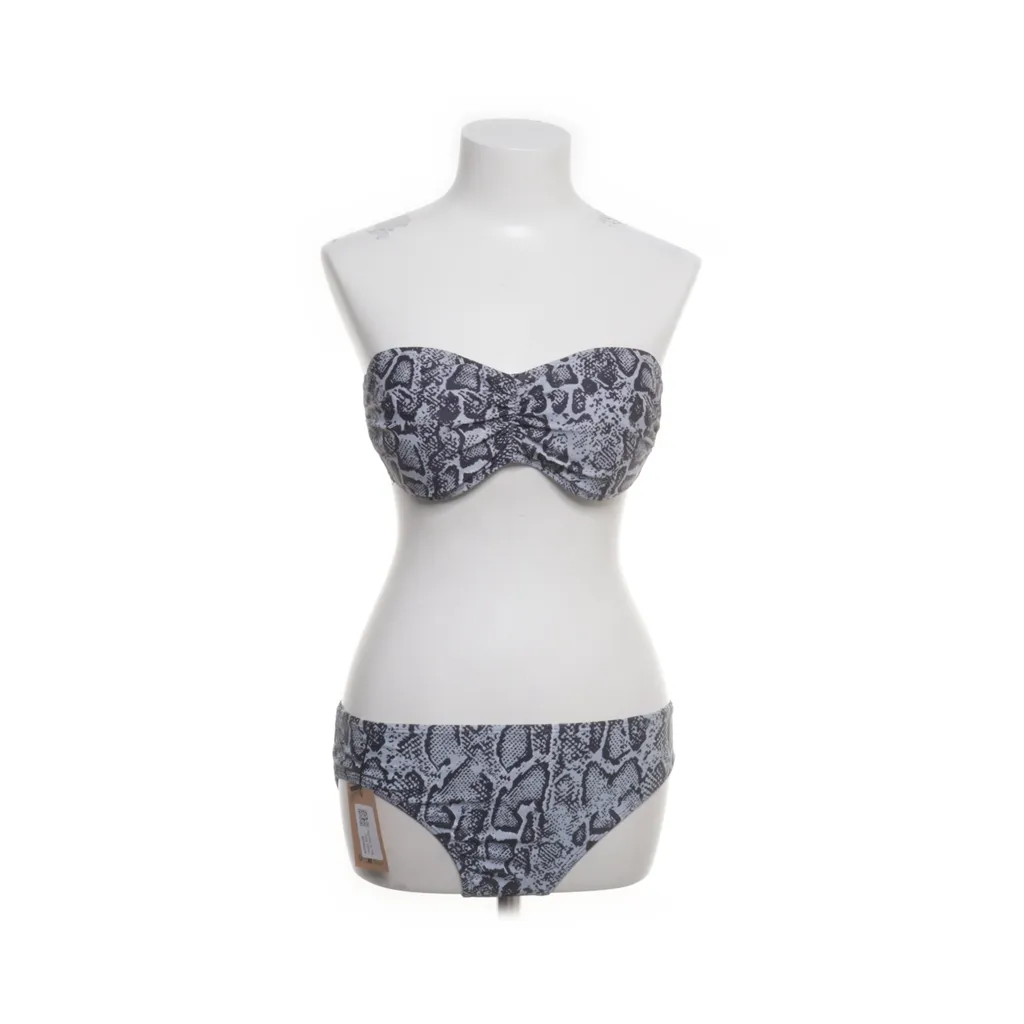 Tropical - Bikini - Damen - Größe: M - Schwarz