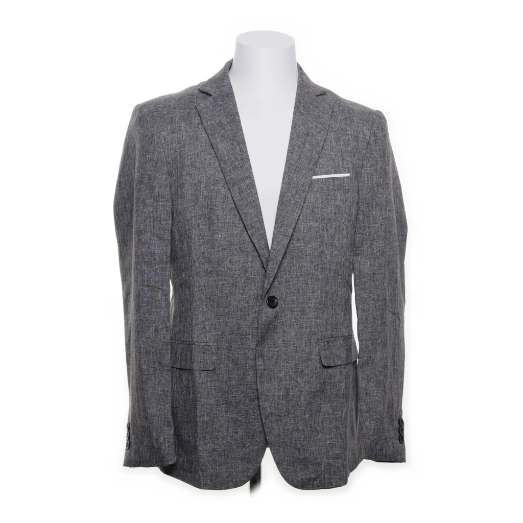 Coofandy - Blazer - Herren - Größe: M/L - Grau