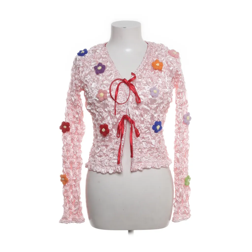 HUNKØN - Wickeltop - Damen - Größe: XS - Pink