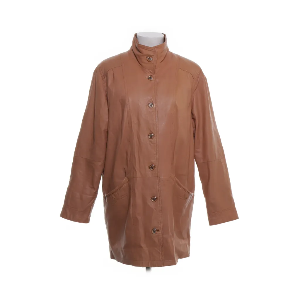 Seiden Leder - Lederjacke - Damen - Größe: 40 - Braun