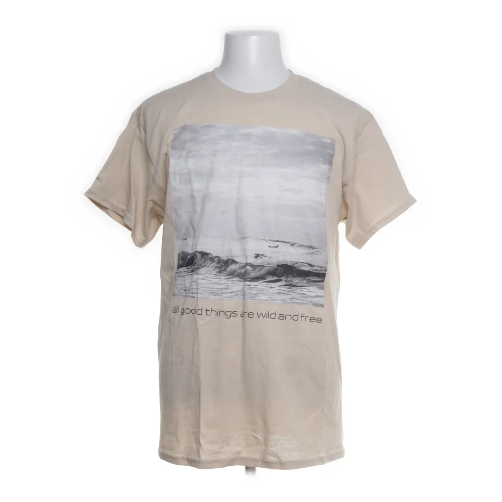 Gildan - T-shirt - Größe: L - Beige