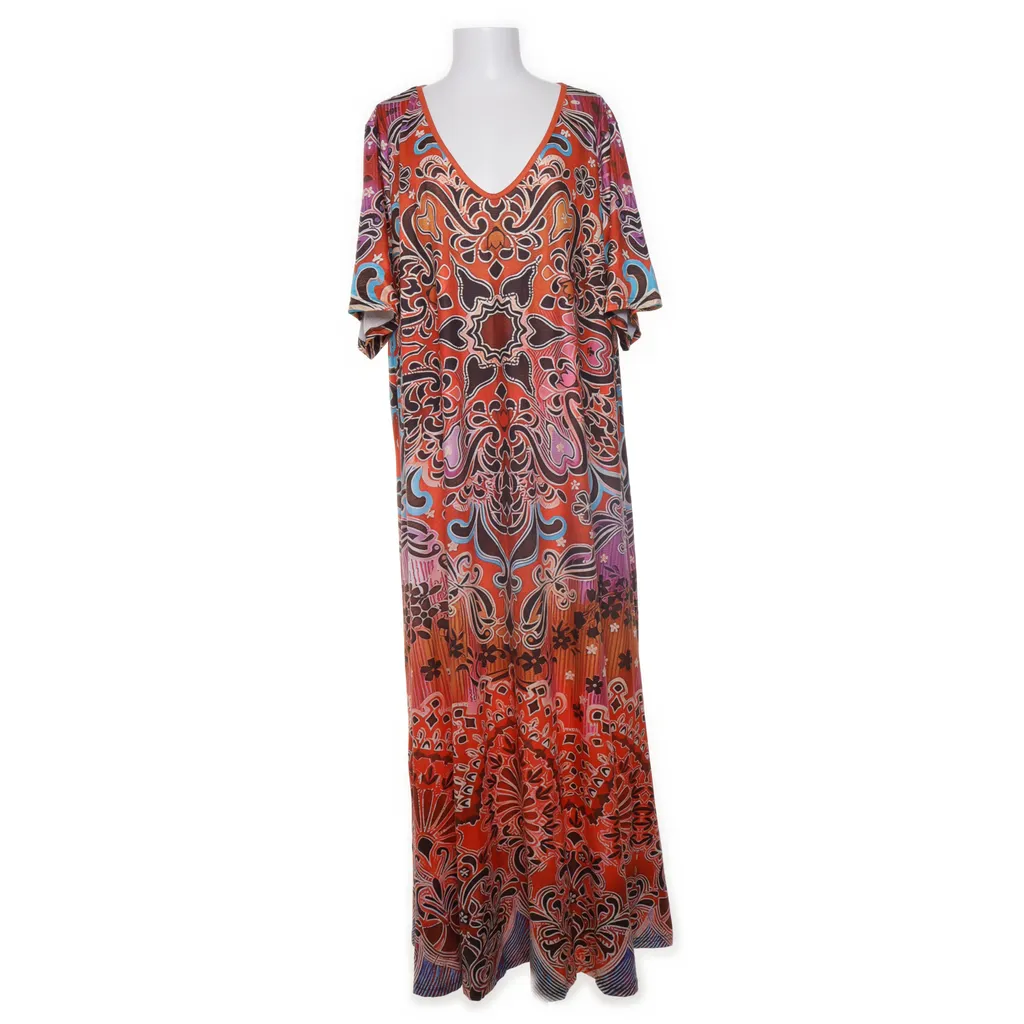 Denater - Kaftan - Damen - Größe: 6XL - Rot