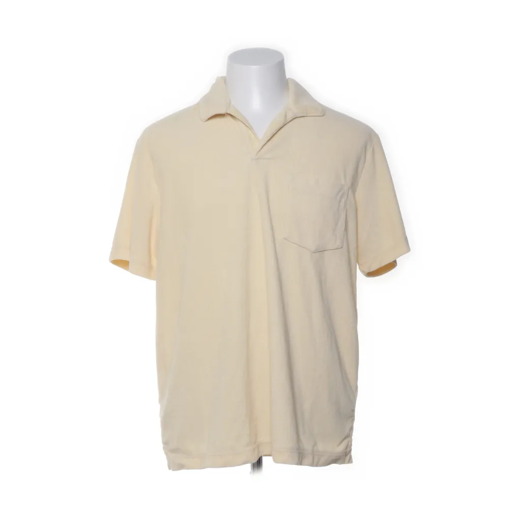H&M Man - Poloshirt - Herren - Größe: L - Gelb