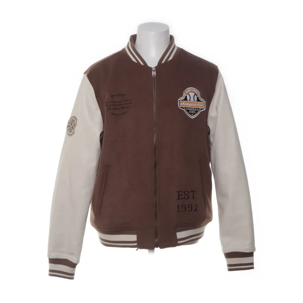 Green Coast - Collegejacke - Herren - Größe: L - Braun