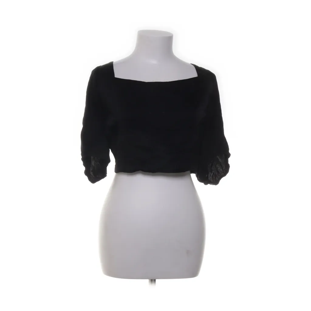 H&M - Crop Top - Damen - Größe: L - Schwarz