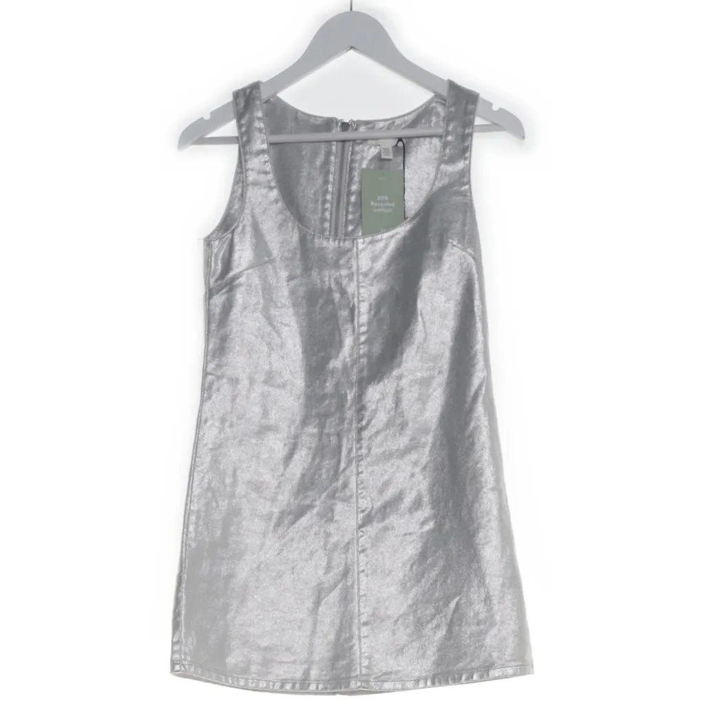 H&M - Kleid - Damen - Größe: 32 - Silber