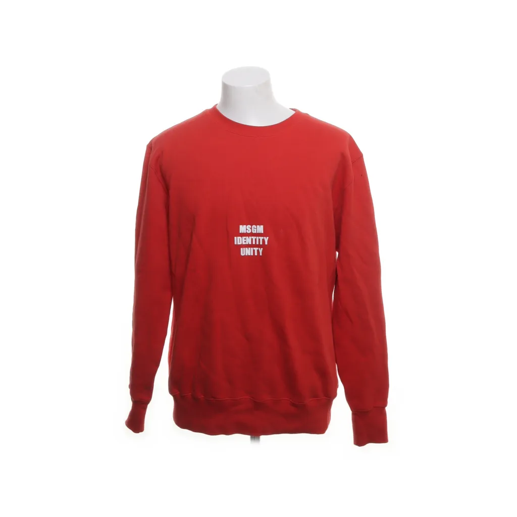 MSGM - Sweatshirt - Herren - Größe: XS - Rot