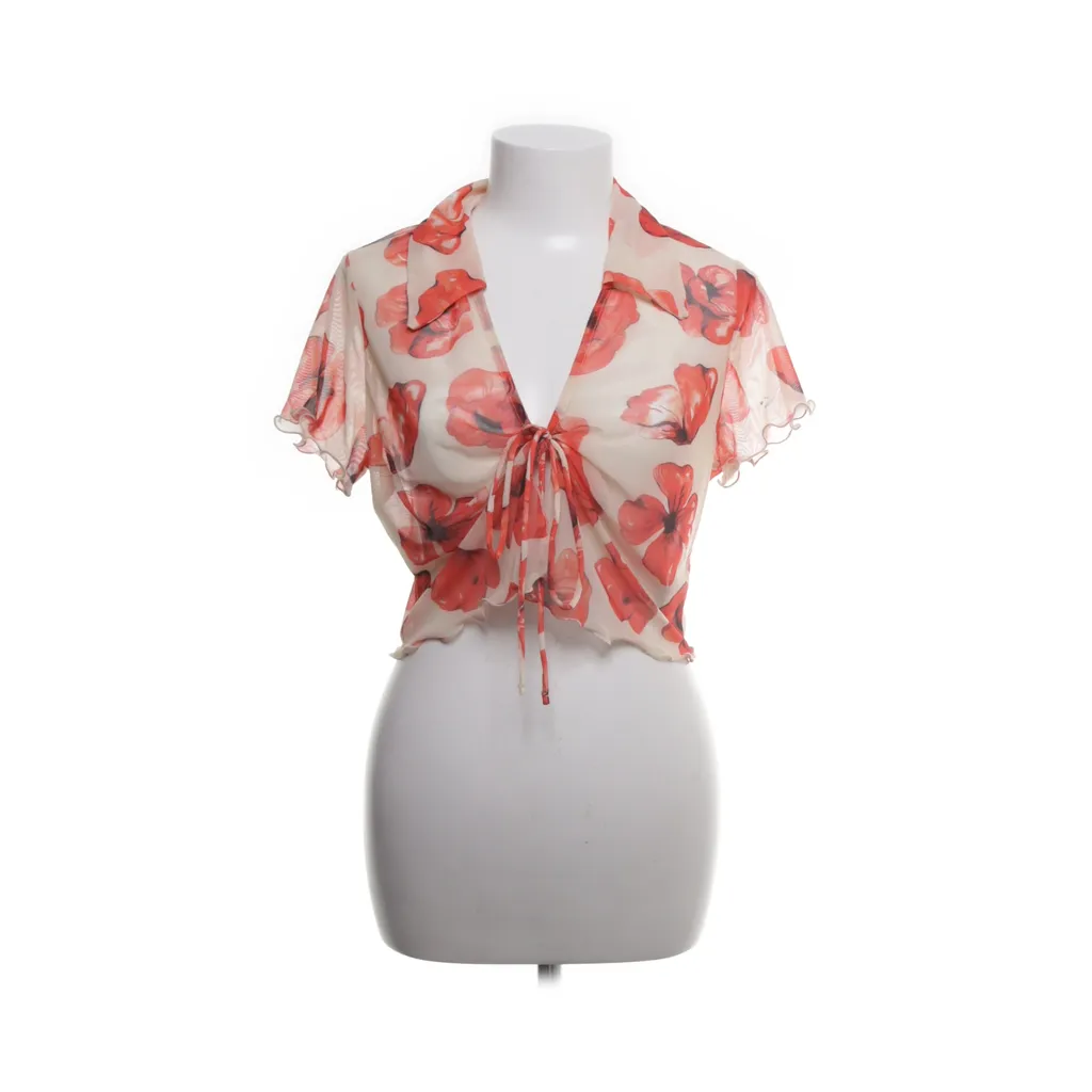 Monki - Crop Top - Damen - Größe: M - Mehrfarbig
