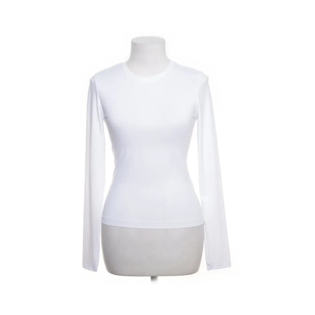 Pull & Bear - Langarmshirt - Damen - Größe: M - Weiß