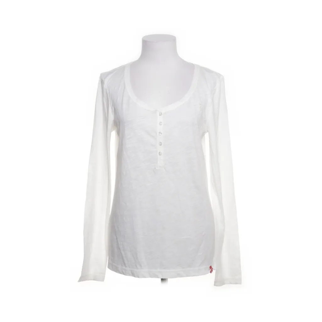 EDC by ESPRIT - Henley Shirt - Damen - Größe: XL - Weiß