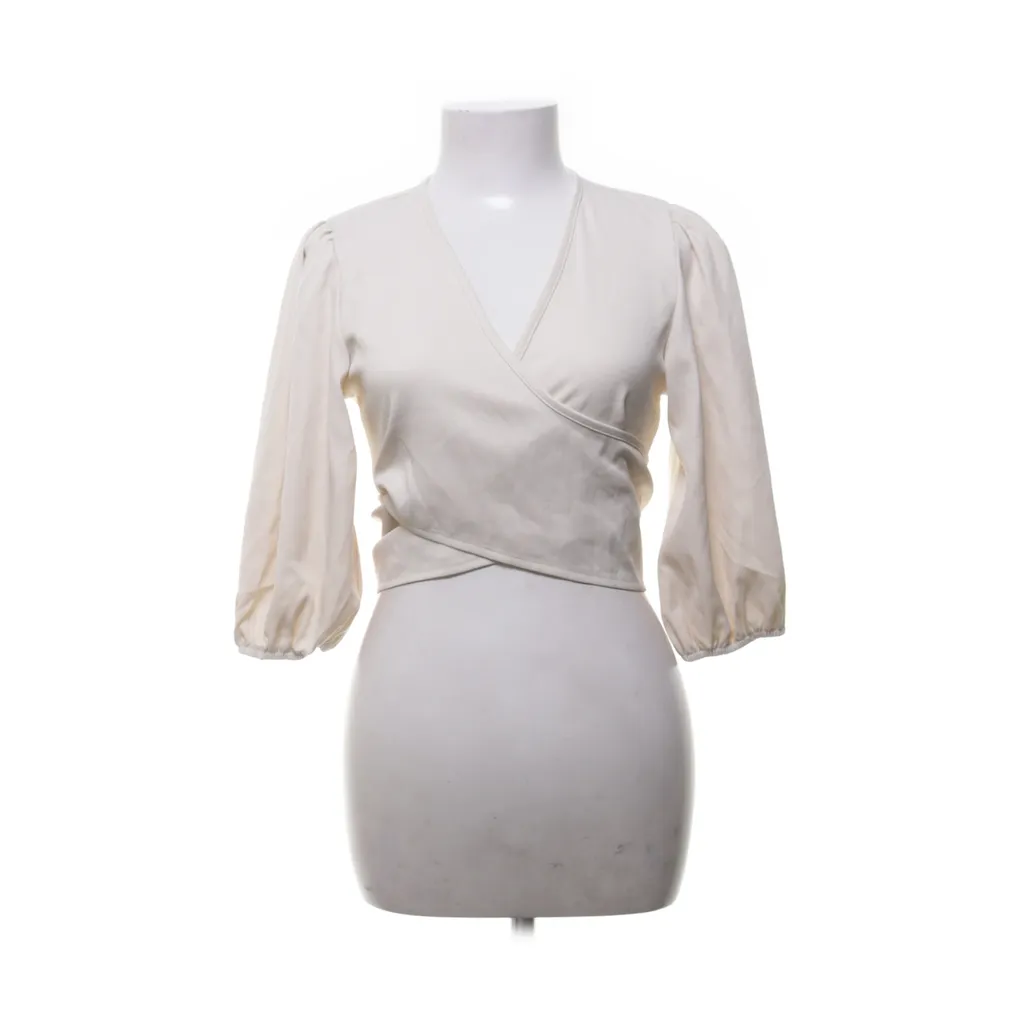Shein - Wickeltop - Damen - Größe: 36 - Beige