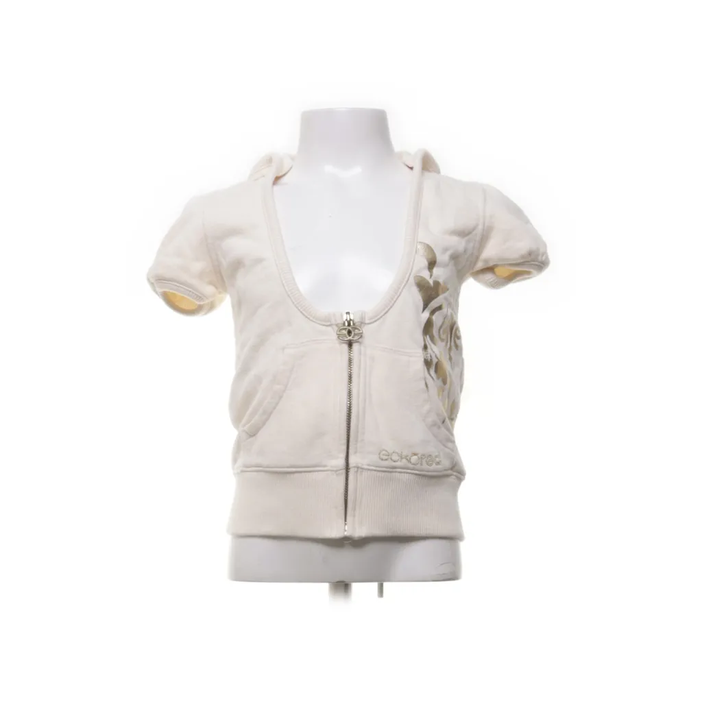 Ecköred - Kurzärmeliger Hoodie - Damen - Größe: 104 - Beige