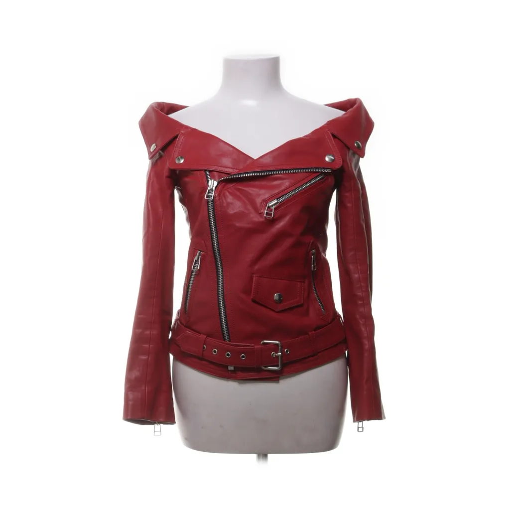 Faith Connexion - Bikerjacke - Damen - Größe: M - Rot