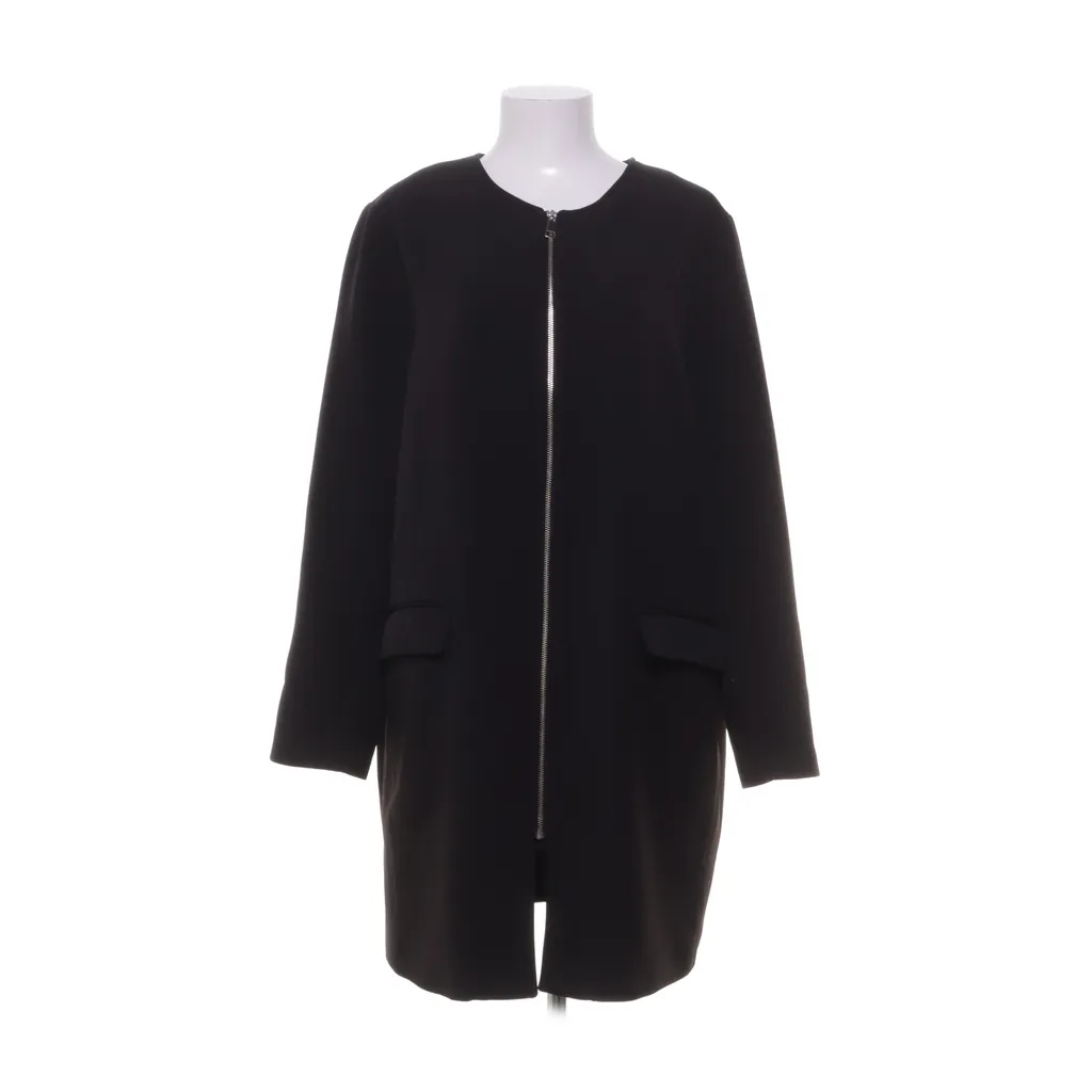 H&M+ - Mantel - Damen - Größe: 48 - Schwarz