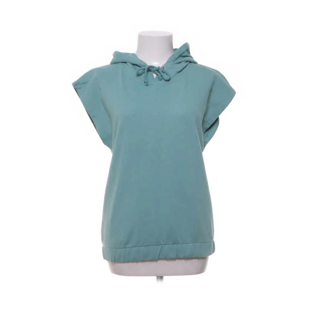 Lindex - Kurzärmeliger Hoodie - Damen - Größe: S - Grün