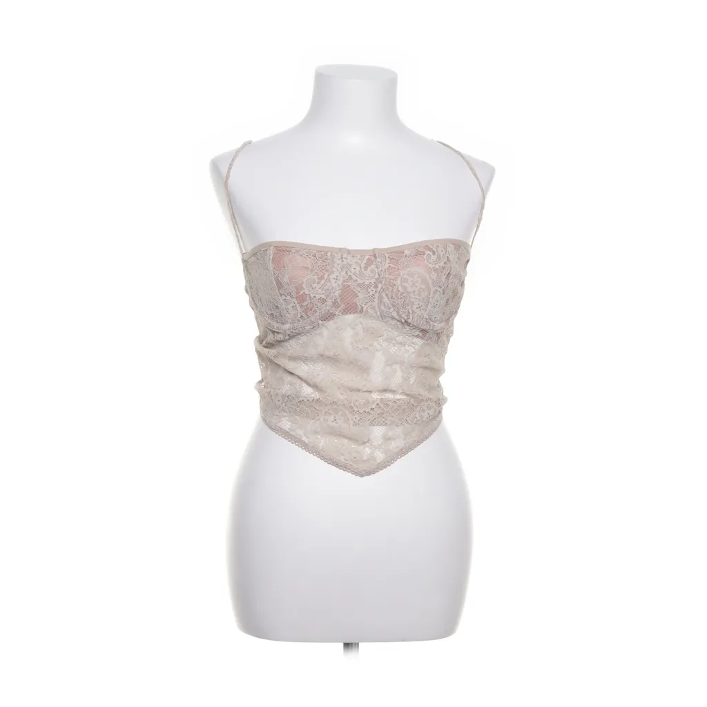House of CB - Crop Top - Damen - Größe: S - Beige