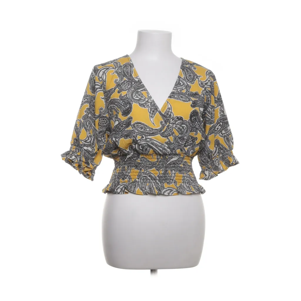 Gina Tricot - Wickeltop - Damen - Größe: 36 - Gelb